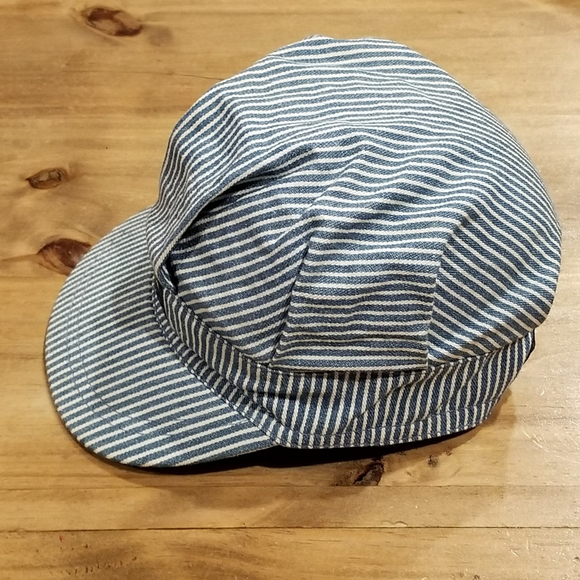 Vintage Osh Kosh B'Gosh Train Conductor Hat Snapback Youth Kids 2-7 Adjustable - Picture 3 of 9